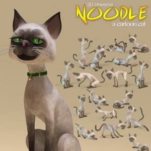 Noodle the Toon Cat